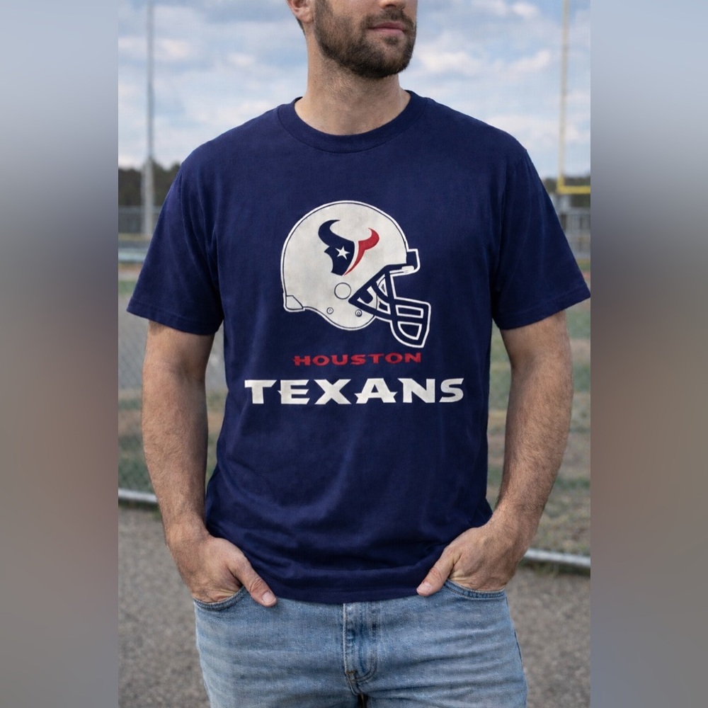 Houston Texans Navy Graphic T-Shirt | Men’s NFL Team Tee | NWOT